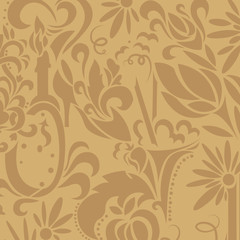 Brown vintage pattern