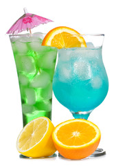 cocktails with fruits