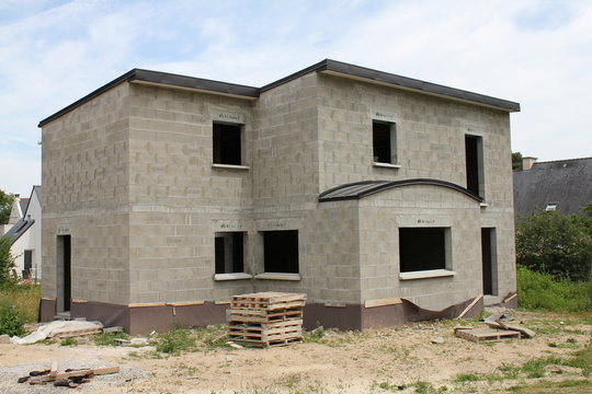 construction toit monopente 1