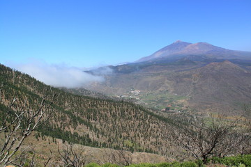 Naklejka premium Vulkanblick