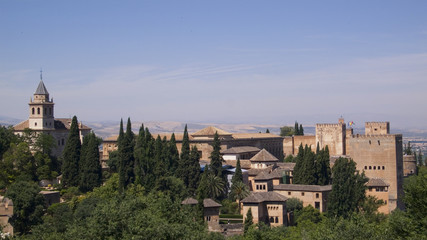 Fototapeta na wymiar Alcazaba de la Alhambra