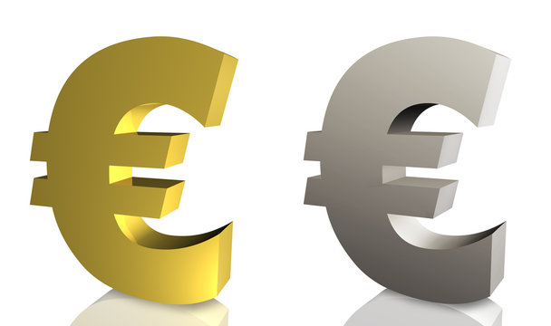 Euro Währung in Gold und Silber