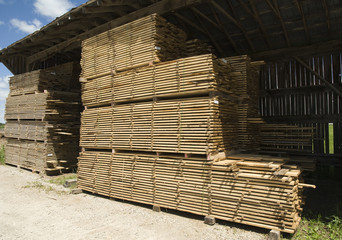 STACKED TIMBER