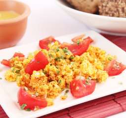 Polenta mit Tomaten
