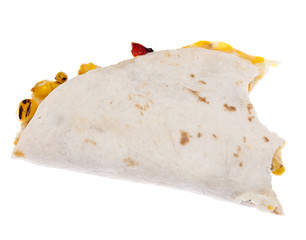 Half Eaten Quesadilla