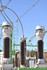 Energy coils. Power station.