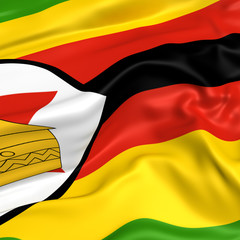 zimbabwe flag picture - obrazy, fototapety, plakaty