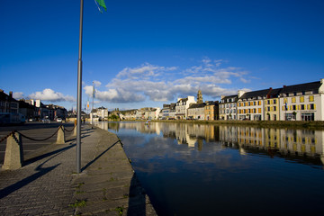 view of the city of landerneau