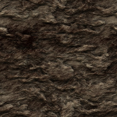 Seamless dark brown rock texture