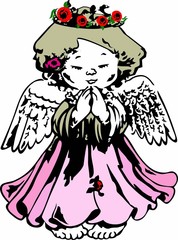 A little cute  Christmas angel