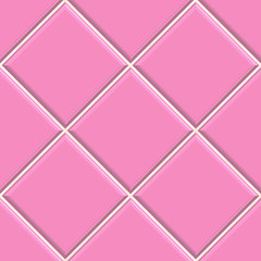 Obraz premium Seamless pink tiles texture background, kitchen or bathroom conc