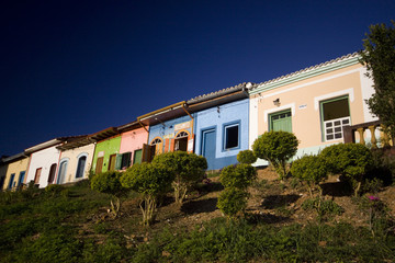 Fototapeta na wymiar Sao Luis do Paraitinga colorfull houses