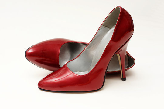 rote pumps high heels