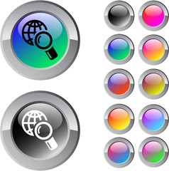 Global search multicolor round button.