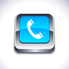 Telephone 3d button.