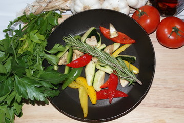 Gemüse - Pfanne