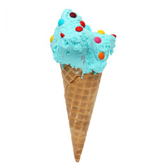 ice cream cone with