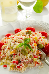 rice salad - insalata di riso