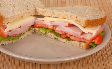 Ham and Cheese Sandwich