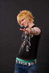 young rocker man