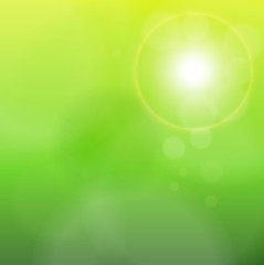 Vector abstract background green