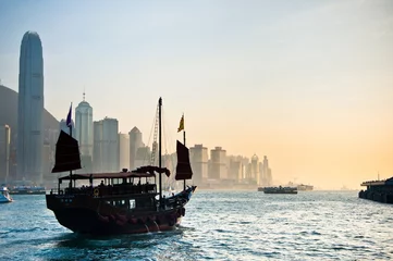 Foto op Plexiglas Hong-Kong Traditionele Chinese Boot.