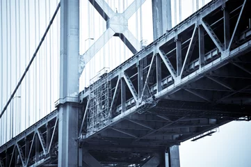 Zelfklevend Fotobehang The Bay Bridge, San Francisco © Centaur