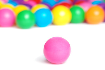pink gum ball