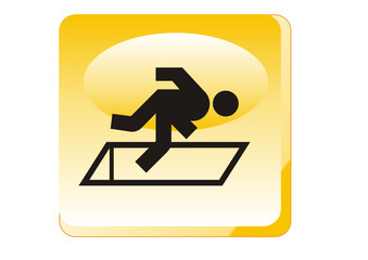 Warnung - Absturzgefahr