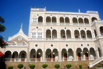 Fototapeta na wymiar Aga Khan Palace, Pune, Indie
