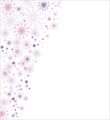 Flower background, vector