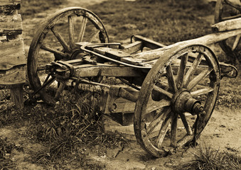 Fototapeta na wymiar Old wagon
