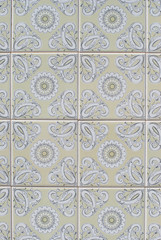Traditional Portuguese glazed tiles