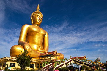 Fototapeta premium Big Historical Buddha of Thailand