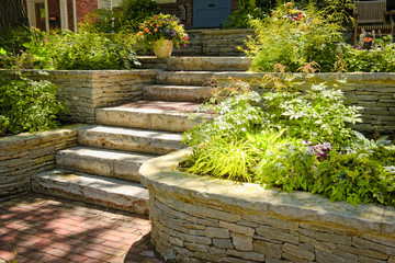 Natural stone landscaping - 23988738