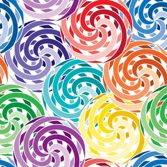 Seamless vivid swirl pattern