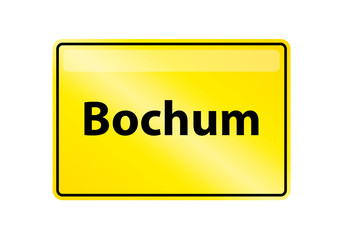 Ortsschild Bochum