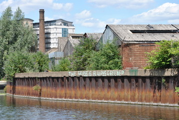 Fototapeta premium Barrier on river Thames, London