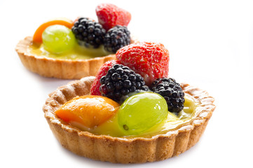 italian fruits pastry - pasticcini di frutta