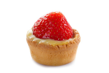 strawberries italian pastry -pasticcino fragola