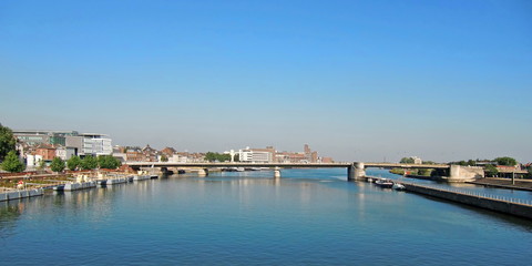 Obraz premium Maastricht - Maas-Panorama / Niederande