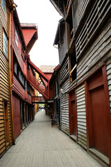 Fischerhäuser in Bergen