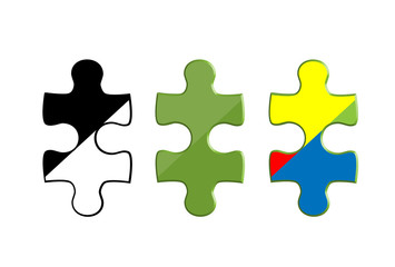 Obraz premium Puzzle pieces
