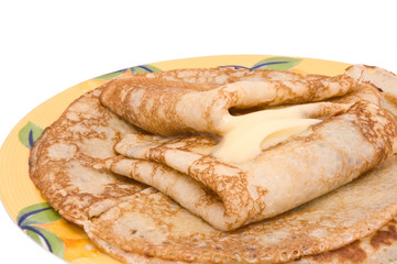 Pancakes with a butter
