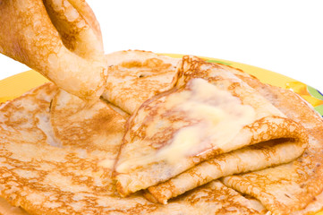 Pancakes with a butter