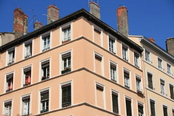 Fototapeta na wymiar façades