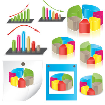 business statistics. vector  illustration