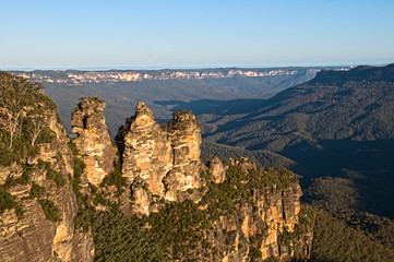 The Three Sisters of the Blue Mountains National Park.