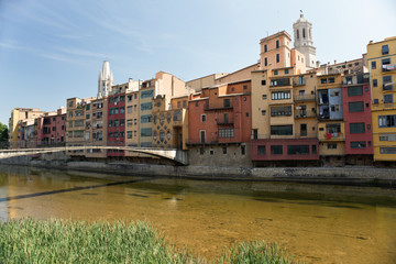 View of Girona. Catalonia. Spain.
