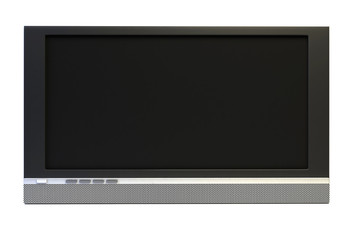 LCD/Plasma TV Screen isolated on a white background